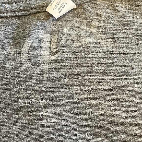 Women’s Gusto Graphic Print T-Shirt Gray Blue Size Small Margaritas TEXAS Tacos - Picture 6 of 9